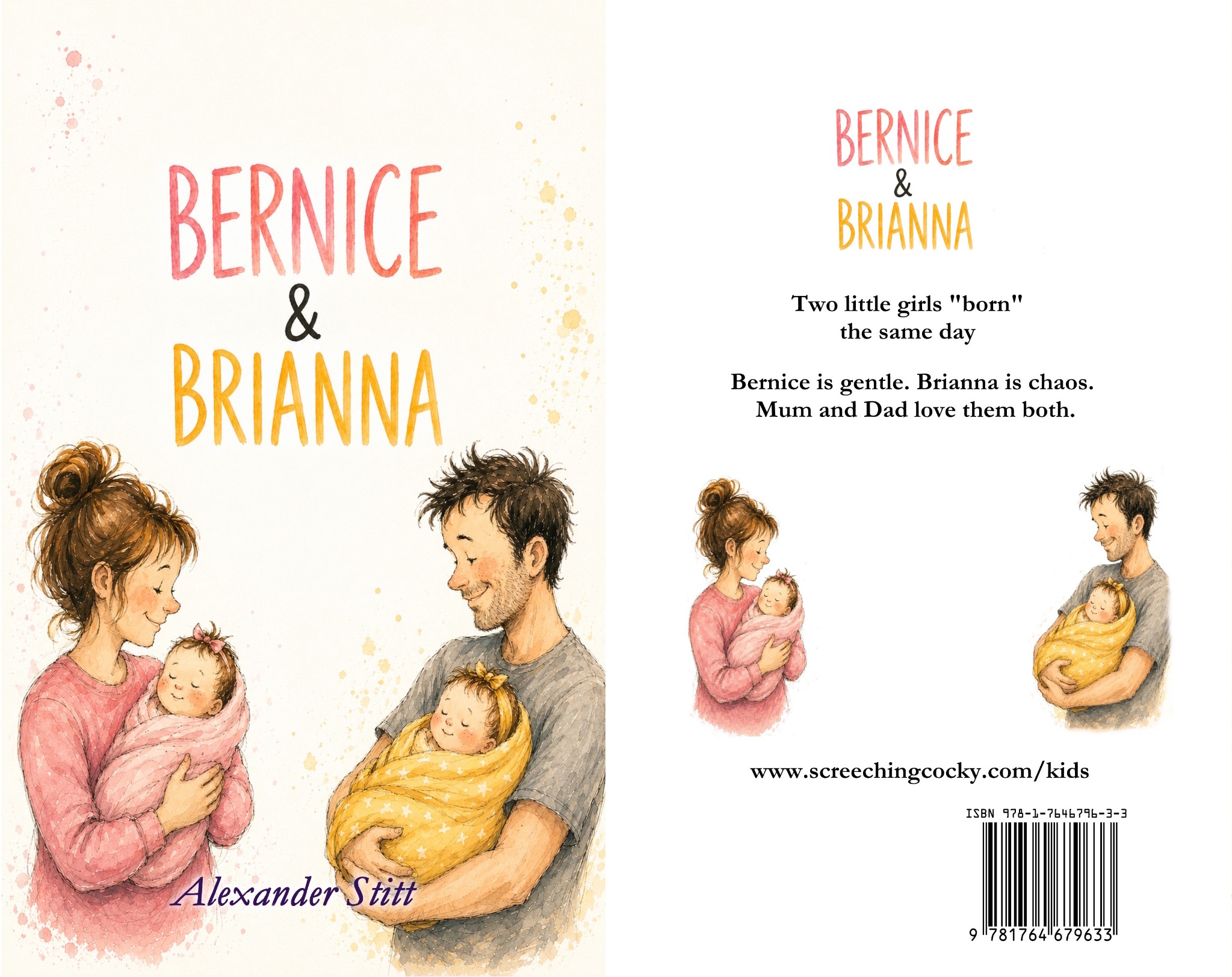 Full cover spread for Bernice and Brianna