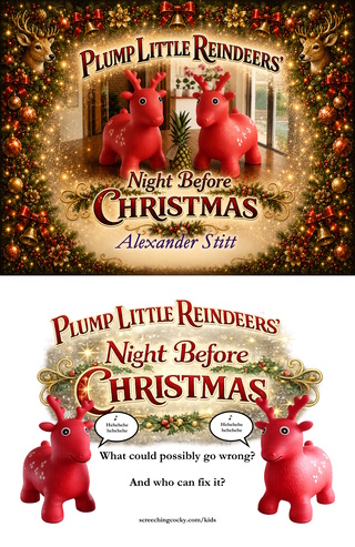 Plump Little Reindeers' Night Before Chistmas cover thumbnail